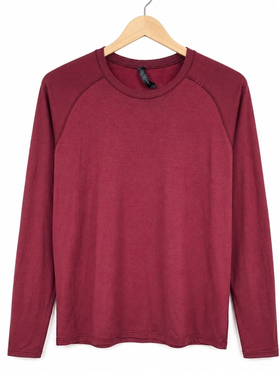 lululemon athletica Other - Lululemon Metal Vent Tech 2.0 Long Sleeve Shirt Mens Large Red Maroon Athletic